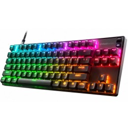 كيبورد قيمنق ستيل سيريز أبيكس 9 TKL - مفاتيح ضوئية خطية OptiPoint - إضاءة RGB - منفذ USB-C