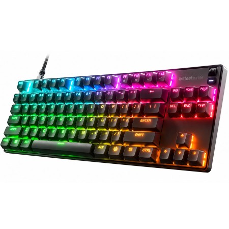 كيبورد قيمنق ستيل سيريز أبيكس 9 TKL - مفاتيح ضوئية خطية OptiPoint - إضاءة RGB - منفذ USB-C كيبورد قيمنق ستيل سيريز أبيكس 9 TKL - مفاتيح ضوئية خطية OptiPoint - إضاءة RGB - منفذ USB-C