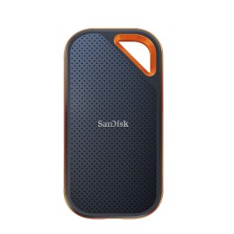 وحدة تخزين خارجية SanDisk Extreme Portable SSD, سعة تخزين 8 تيرابايت , سرعة قراءة تصل إلى 1050MB/s, مقاوم للصدمات, واجهة USB-C مع دعم USB 3.2 Gen 2 - أسود