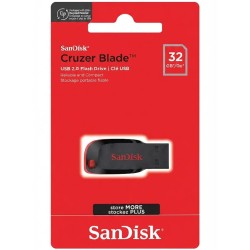 فلاش ميموري SanDisk Cruzer Blade سعة 32GB - واجهة USB 2.0