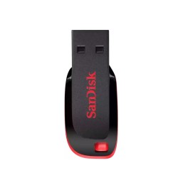 فلاش ميموري SANDISK Cruzer Blade, سعة 16GB جيجابايت , USB 2.0 - أسود 