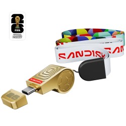 SanDisk FIFA World Cup 2026 USB-C Flash Drive 128GB - Gold Edition SanDisk FIFA World Cup 2026 USB-C Flash Drive 128GB - Gold Edition