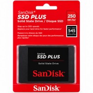 قرص تخزين داخلي SanDisk SSD Plus سعة 250GB - مقاس 2.5 بوصة - سرعة 545MB/s