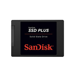 وسيط تخزين داخلي سانديسك SanDisk SSD Plus SDSSDA-2T00-G28 مقاس 2.5 انش سرعة قراءة تصل الى 545 ميجابايت/ثانية - سعة 2 تيرابايت