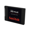 وسيط تخزين داخلي سانديسك SanDisk SSD Plus SDSSDA-2T00-G28 مقاس 2.5 انش سرعة قراءة تصل الى 545 ميجابايت/ثانية - سعة 2 تيرابايت