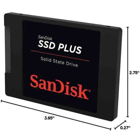 SanDisk SSD Plus 2TB SATA III 2.5-Inch Internal SSD - Up to 545MB/s Read Speed SanDisk SSD Plus 2TB SATA III 2.5-Inch Internal SSD - Up to 545MB/s Read Speed