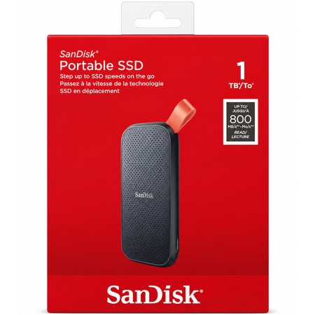 SanDisk Portable External SSD 1TB (Updated Firmware) - USB 3.2 - Up to 800MB/s SanDisk Portable External SSD 1TB (Updated Firmware) - USB 3.2 - Up to 800MB/s