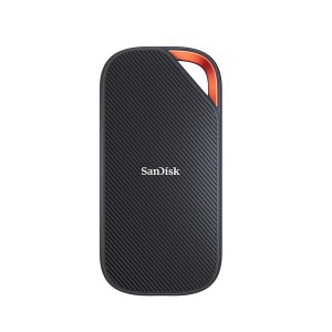 وحدة تخزين خارجية SanDisk Extreme PRO USB4 Portable SSD, سعة تخزين 4 تيرابايت , سرعة قراءة تصل إلى 3800MB/s, مقاوم للصدمات, واجهة USB4® (USB Type-C) - أسود