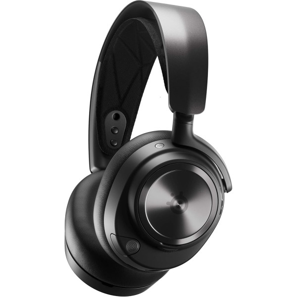 سماعة ألعاب لاسلكية SteelSeries Arctis Nova Pro 61520 صوت عالي الدقة – إلغاء ضوضاء نشط – ميكروفون قابل للسحب – أسود سماعة ألعاب لاسلكية SteelSeries Arctis Nova Pro 61520 صوت عالي الدقة – إلغاء ضوضاء نشط – ميكروفون قابل للسحب – أسود