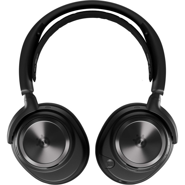 سماعة ألعاب لاسلكية SteelSeries Arctis Nova Pro 61520 صوت عالي الدقة – إلغاء ضوضاء نشط – ميكروفون قابل للسحب – أسود سماعة ألعاب لاسلكية SteelSeries Arctis Nova Pro 61520 صوت عالي الدقة – إلغاء ضوضاء نشط – ميكروفون قابل للسحب – أسود