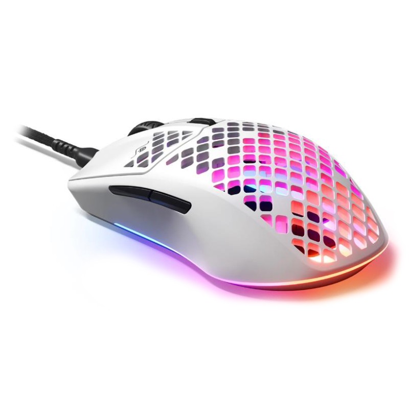 STEELSERIES AEROX 3 LIGHT WEIGHT GAMING MOUSE RGB (SNOW WHITE) 