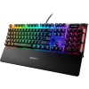 SteelSeries Apex 7 Mechanical Gaming Keyboard – OLED Smart Display – Tactile and Clicky – RGB Backlit (Blue Switch)