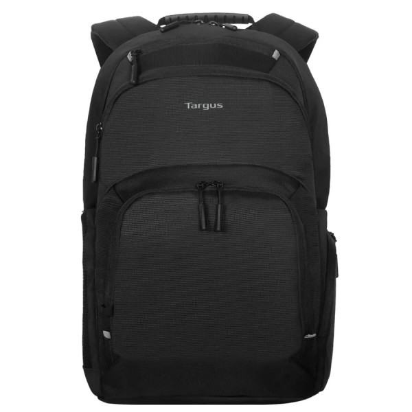 حقيبة ظهر TARGUS CN600GL Classic EcoSmart، تدعم 16 بوصة، مصنوعة من مواد معاد تدويرها صديقة للبيئة، قماش مقاوم للماء، مزودة بحزام تثبيت على حقيبة السفر