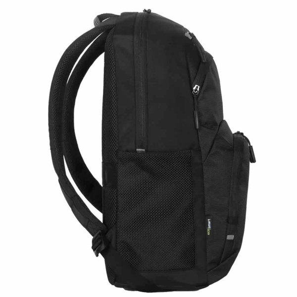 حقيبة ظهر TARGUS CN600GL Classic EcoSmart، تدعم 16 بوصة، مصنوعة من مواد معاد تدويرها صديقة للبيئة، قماش مقاوم للماء، مزودة بحزام تثبيت على حقيبة السفر
