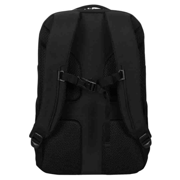 حقيبة ظهر TARGUS TBB643GL Coastline EcoSmart تدعم أجهزة لابتوب حتى 16 بوصة وتتميز بنظام حماية SafePort® Sling مع أحزمة كتف مبطنة مريحة بتصميم مريح