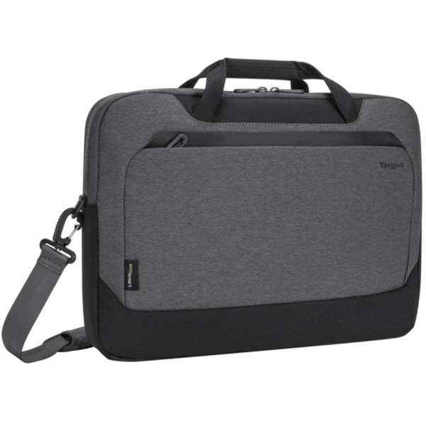 Carriying Case TARGUS TBT92602GL Cypress Briefcase with EcoSmart 15.6 is a practical and eco-conscious - Light Gray