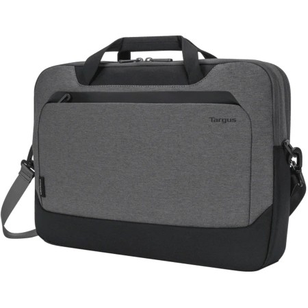 حقيبة TARGUS TBT92602GL Cypress Briefcase with EcoSmart 15.6 هي حقيبة عملية وصديقة للبيئة - رمادي فاتح