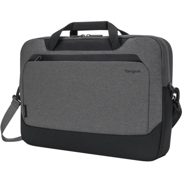 Carriying Case TARGUS TBT92602GL Cypress Briefcase with EcoSmart 15.6 is a practical and eco-conscious - Light Gray