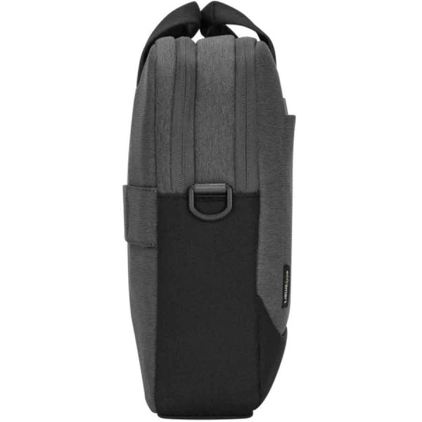 Carriying Case TARGUS TBT92602GL Cypress Briefcase with EcoSmart 15.6 is a practical and eco-conscious - Light Gray
