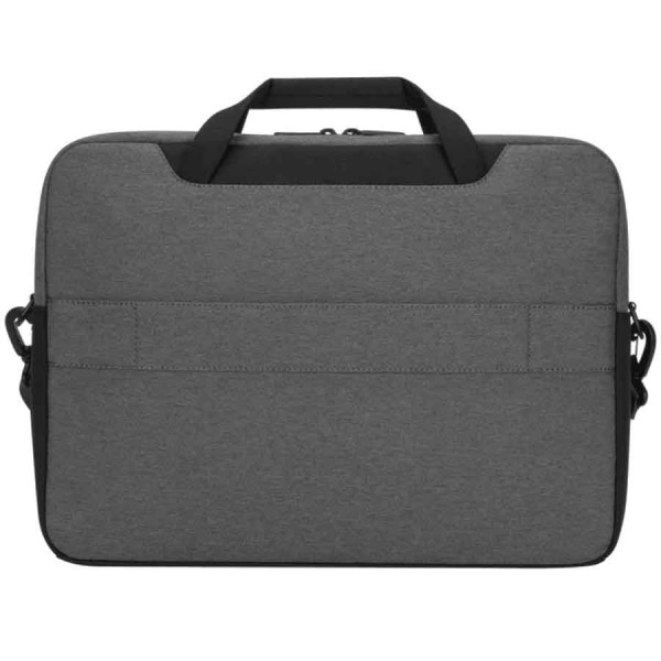 Carriying Case TARGUS TBT92602GL Cypress Briefcase with EcoSmart 15.6 is a practical and eco-conscious - Light Gray