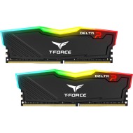 TEAM GROUP T-FORCE DELTA-R DDR4 16GB ( 2X8GB ) 3600MHz (18-22-22-42) DESKTOP (RGB) BLACK 