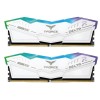 TEAM GROUP T-FORCE DELTA RGB RAM DDR5 32GB ( 2x 16GB ) 5600MHz - WHITE - تيم قروب تي فورس دلتا ذاكرة عشوائية