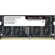TEAM GROUP ELITE RAM DDR4 32GB ( 1X32GB ) 3200MHz NOTEBOOK - رامات تيم جروب لاب توب 