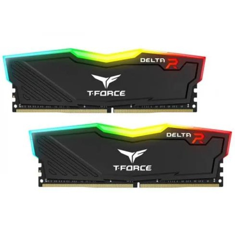 TEAM GROUP T-FORCE DELTA RGB RAM DDR4 16GB ( 2x 8GB ) 3600MHz - BLACK