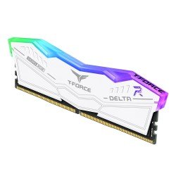 ديسكتوب رام TEAMGROUP T-FORCE DELTA RGB DDR5 بسعة 16GB وتردد 5600MHz – أبيض ديسكتوب رام TEAMGROUP T-FORCE DELTA RGB DDR5 بسعة 16GB وتردد 5600MHz – أبيض