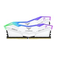 MEMORY DESKTOP TEAMGROUP T-FORCE DELTA RGB, 16GB (2X8GB) DDR5 5600MHz, CL40, intel XMP 3.0 & AMD EXPO - WHITE