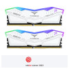 ديسكتوب رام TEAMGROUP T-FORCE DELTA RGB DDR5 بسعة 16GB وتردد 5600MHz – أبيض ديسكتوب رام TEAMGROUP T-FORCE DELTA RGB DDR5 بسعة 16GB وتردد 5600MHz – أبيض