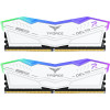ديسكتوب رام TEAMGROUP T-FORCE DELTA RGB DDR5 بسعة 32GB وتردد 6000MHz – أبيض ديسكتوب رام TEAMGROUP T-FORCE DELTA RGB DDR5 بسعة 32GB وتردد 6000MHz – أبيض