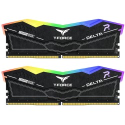 رام تيم جروب T-Force Delta RGB سعة 32GB (2x16GB) DDR5 بتردد 7200MHz CL34