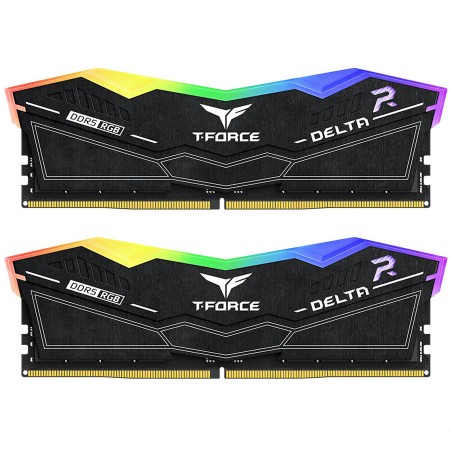 رام تيم جروب T-Force Delta RGB سعة 32GB (2x16GB) DDR5 بتردد 7600MHz CL36 رام تيم جروب T-Force Delta RGB سعة 32GB (2x16GB) DDR5 بتردد 7600MHz CL36