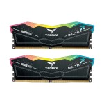رام تيم جروب T-FORCE DELTA RGB سعة 64GB (2x32GB) DDR5 بتردد 6400MHz CL30
