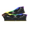 ذاكرة مكتبية TEAMGROUP T-FORCE DELTA RGB, سعة 64GB (2X32GB) , سرعة 5200 ميجاهرتز DDR5, التوقيت CL40, متوافقة مع Intel XMP 3.0, AMD EXPO - أسود
