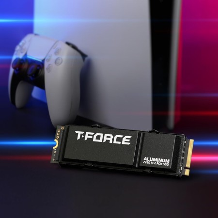T-Force G70 PRO Heat-Sink, 4TB, PCIe Gen4 NVMe SSD, read up to 7400MB/s, 3D TLC NAND Flash, Compatible with PS5