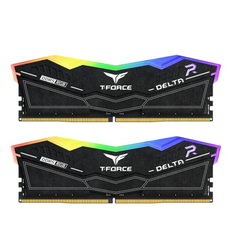 MEMORY DESKTOP TEAMGROUP T-FORCE DELTA RGB RAM DDR5 16GB ( 2x 8GB ) 5600 MHz - BLACK
