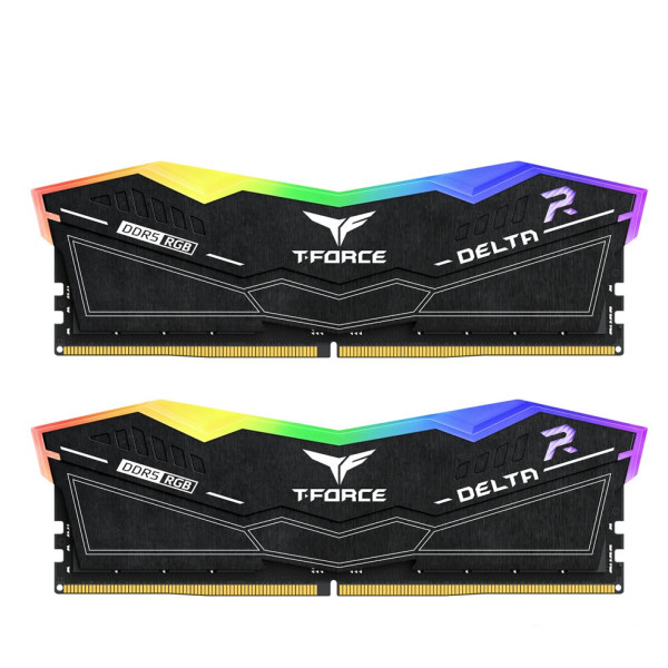 TEAM GROUP T-FORCE DELTA RGB RAM DDR5 16GB ( 2x 8GB ) - BLACK TEAM GROUP T-FORCE DELTA RGB RAM DDR5 16GB ( 2x 8GB ) - BLACK