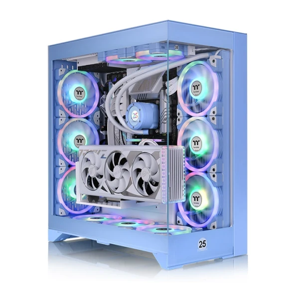 Thermaltake CTE E600 MX Hydrangea Blue Mid Tower-CASE Thermaltake CTE E600 MX Hydrangea Blue Mid Tower-CASE