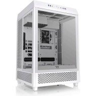 صندوق Thermaltake The Tower 500 من الزجاج المقوّى، ميد تاور، دعم E-ATX، مادة SPCC، 9 فتحات توسعة، أبيض
