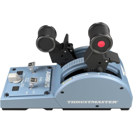 Thrustmaster TCA Quadrant Airbus Edition, H.E.A.R.T Tech, Dual throttle levers, 16 action buttons - Compatible with PC Thrustmaster TCA Quadrant Airbus Edition, H.E.A.R.T Tech, Dual throttle levers, 16 action buttons - Compatible with PC