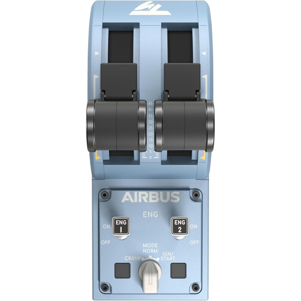 ثرست ماستر TCA Quadrant Airbus Edition - وحدة تحكم مستوحاة من قمرة قيادة إيرباص لمحاكاة تجربة طيران احترافية , تعمل على منصة الـ PC ثرست ماستر TCA Quadrant Airbus Edition - وحدة تحكم مستوحاة من قمرة قيادة إيرباص لمحاكاة تجربة طيران احترافية , تعمل على منصة الـ PC