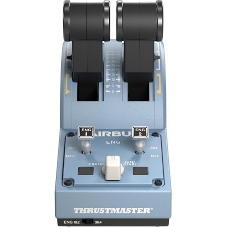 Thrustmaster TCA Quadrant Airbus Edition, H.E.A.R.T Tech, Dual throttle levers, 16 action buttons - Compatible with PC Thrustmaster TCA Quadrant Airbus Edition, H.E.A.R.T Tech, Dual throttle levers, 16 action buttons - Compatible with PC