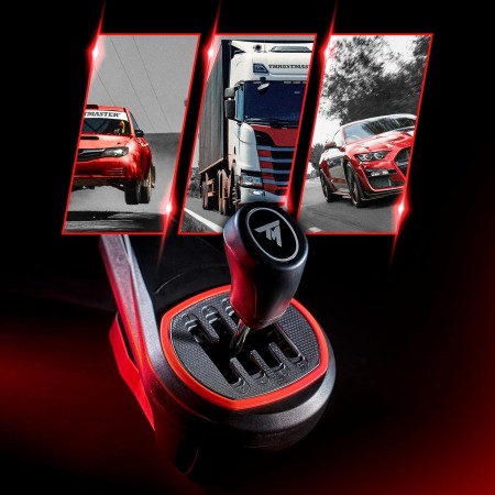 Thrustmaster TH8S Shifter, H-pattern design, for PC, PS4, PS5, PS5 Pro, Xbox One, and Xbox Series Thrustmaster TH8S Shifter, H-pattern design, for PC, PS4, PS5, PS5 Pro, Xbox One, and Xbox Series