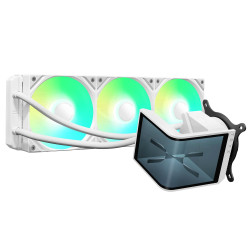 تريكس بانوراما ARGB SE 360 مبرد مائي بشاشة بانوراما املود  - أبيض