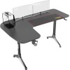 TWISTED MINDS L-SHAPED GAMING DESK CARBON FIBER TEXTURE 110 cm - RIGHT