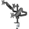 Twisted Minds Triple 17"-32" Monitor Arm Aluminum Desk Mount fits Three Monitor Full Motion Adjustable With USB 3.0