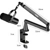 Twisted Minds Neo Series Microphone Arm - TM-NB01-2K - 360° Rotation - Adjustable Pole Stand