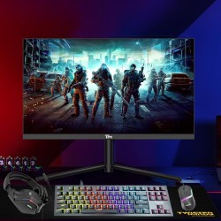 طقم ألعاب متكامل TWISTED MINDS HORIZON-X – لوحة مفاتيح، فأرة، سماعة، لوحة ماوس بإضاءة RGB